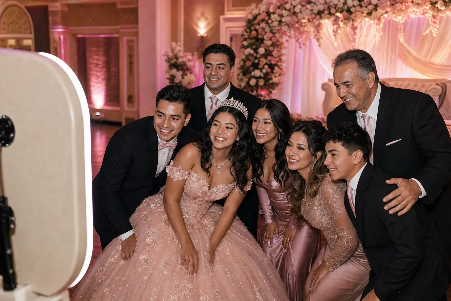 Quinceañeras photo booth in Austin, Texas.